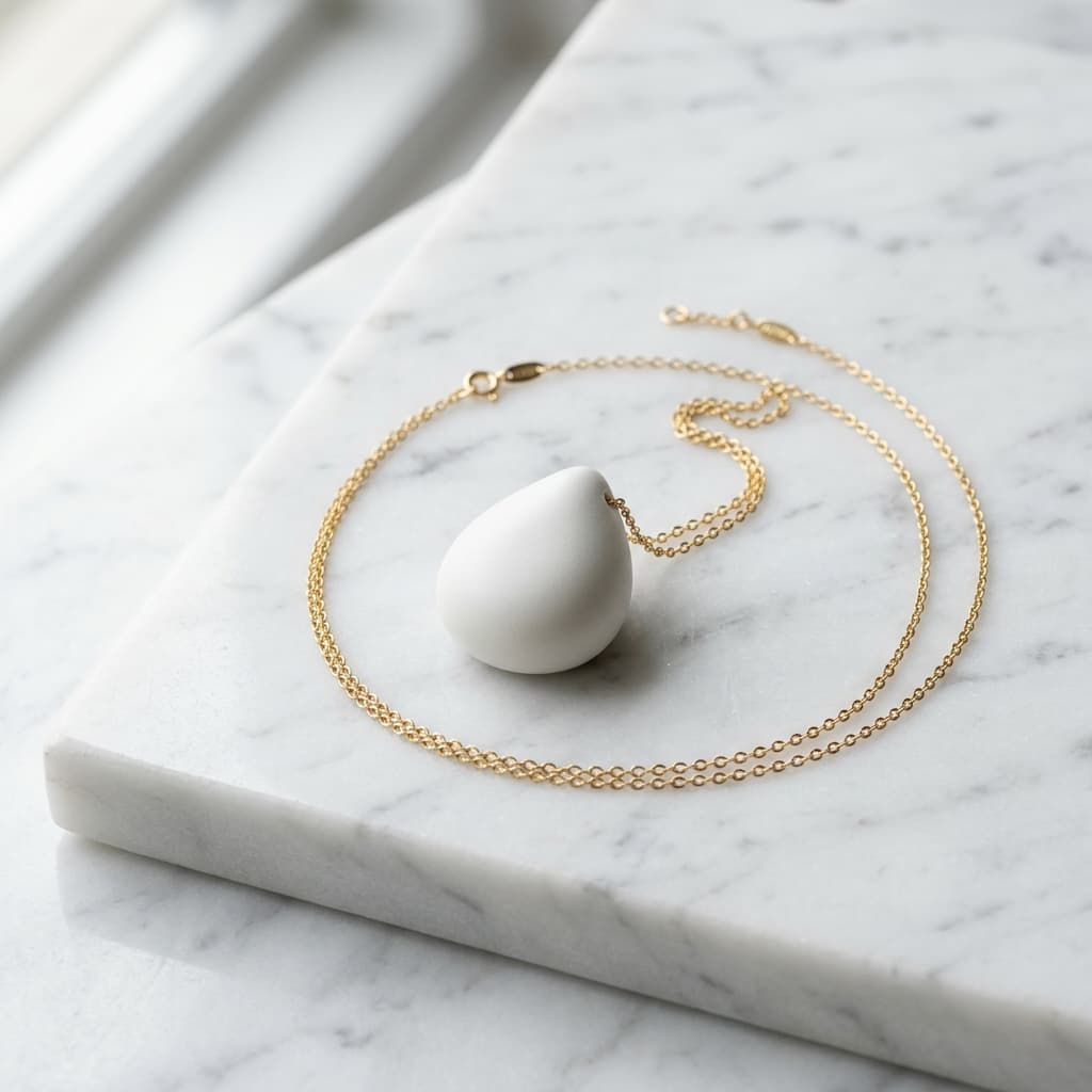 Ceramic Drop Necklace