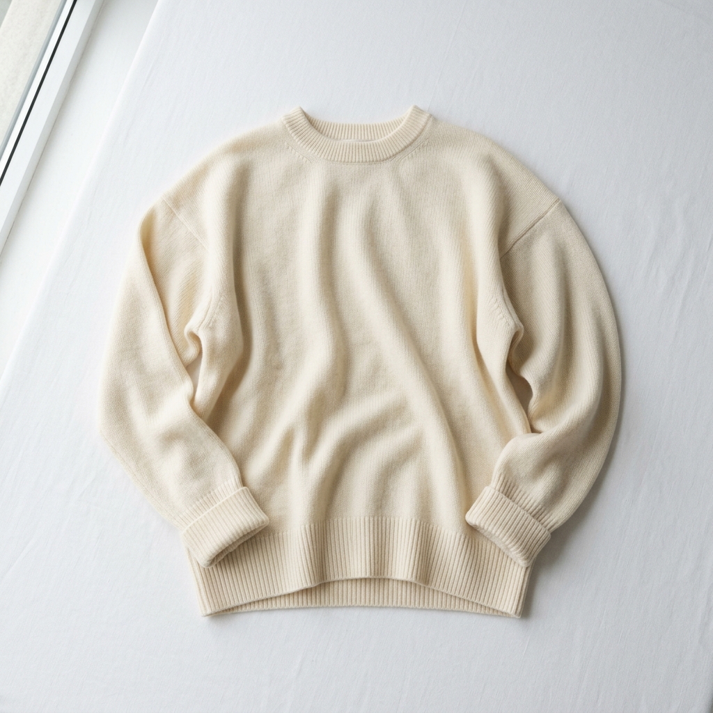 Oversized Cashmere Crewneck